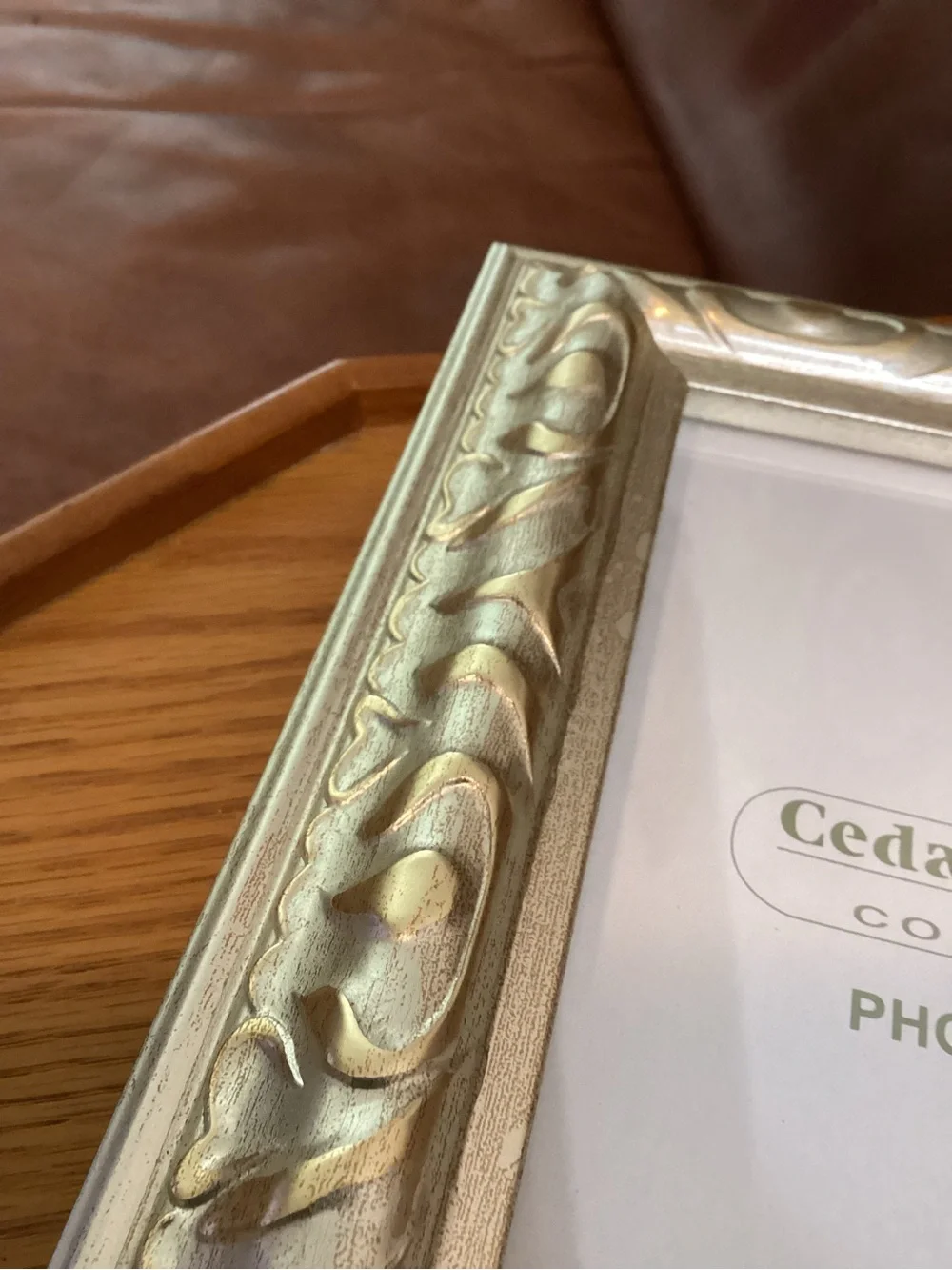 Gold Tone Ornate 5x7 Photo Frame